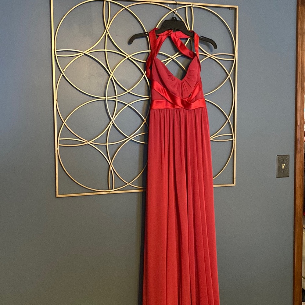 Hot pink long dress by Wtoo